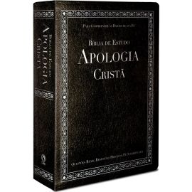 BIblia de Estudo Apologia Crista Preta